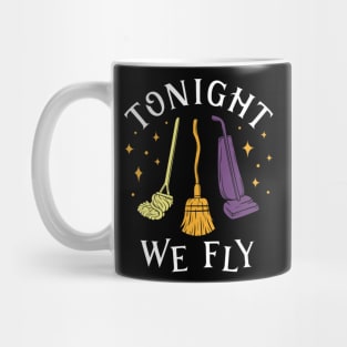 Tonight We Fly Witch Sisters Halloween Mug